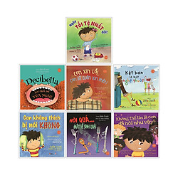 PICTURE BOOK SONG NGỮ – DÀNH CHO BÉ TỪ 3-8 TUỔI (TRỌN BỘ 7 CUỐN) + tặng kèm bookmark PD</