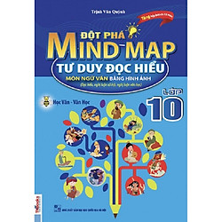 COMBO Đột phá MIND MAP- tư duy đọc hiểu môn ngữ văn bằng hình ảnh lớp 10 (Tặng bút thú si