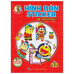 Hình Dán Sticker – Bé Tập Tô Màu – Quyển 3