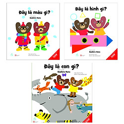 Combo EHON Kun Và Ma [Dành Cho Trẻ 0-6 Tuổi]: Đây Là Con Gì? + Đây Là Hình Gì? + Đây Là M