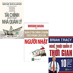 Combo 3 Cuốn Sách:  Tài Chính Dành Cho Nhà Quản Lý + Quản Lý Tài Chính Cá Nhân Theo Phong
