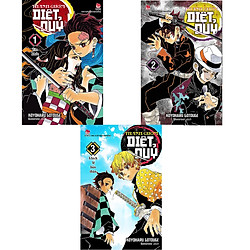 Combo Thanh Gươm Diệt Quỷ Tập 1 + 2 + 3 (03 cuốn)