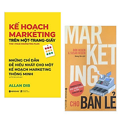 Combo Sách Marketing – Bán Hàng: Kế Hoạch Marketing Trên Một – Trang – Giấy + Marketing C