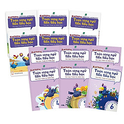 Trọn bộ 12 cuốn Toán Song Ngữ Tiền Tiểu Học: Sách Học – Sách Luyện Tập