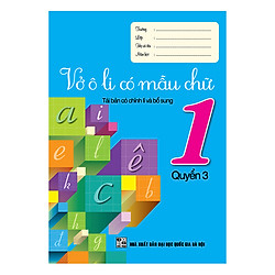 Vở Ô Li Có Mẫu Chữ 1 Quyển 3