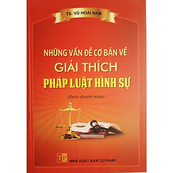 Những Vấn Đề Cơ Bản Về Giải Thích Pháp Luật Hình Sự