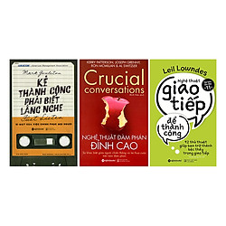 Combo Kỹ Năng Đàm Phán Thuyết Phục (Kẻ Thành Công Phải Biết Lắng Nghe + Nghệ Thuật Đàm Ph