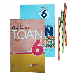 Combo Giải bài tập Toán lớp 6 + 3 bút JK