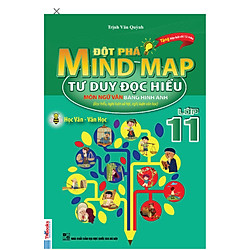 Đột phá mind map – Tư duy đọc hiểu môn ngữ văn bằng hình ảnh lớp 11 ( tặng 1 giá đỡ iring