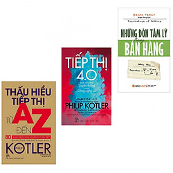 Combo thấu hiểu tiếp thị từ A-Z +thấu hiểu tiếp thị 4.0+những đòn tâm lý trong bán hàng (