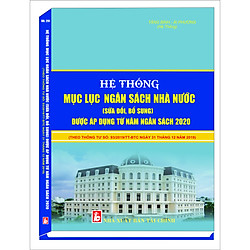 HỆ THỐNG MỤC LỤC NGÂN SÁCH NHÀ NƯỚC (SỬA ĐỔI, BỔ SUNG) QUY ĐỊNH VỀ QUẢN LÝ THU CHI NGÂN S