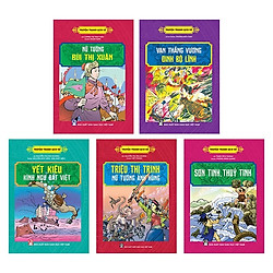 Bộ Truyện Tranh Lịch Sử: Nữ Tướng Bùi Thị Xuân + Đinh Bộ Lĩnh + Triệu Thị Trinh + Sơn Tin