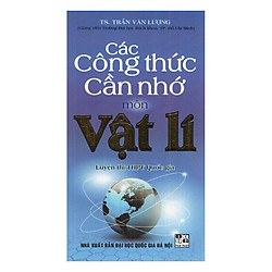 Các Công Thức Cần Nhớ Môn Vật Lí