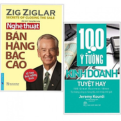 Combo về bài học kinh doanh (trọn bộ 2 cuốn):  Nghệ Thuật Bán Hàng Bậc Cao + 100 Ý Tưởng
