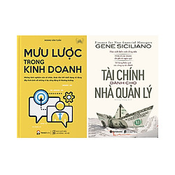 Combo 2 Cuốn:  Mưu Lược Trong Kinh Doanh + Tài Chính Dành Cho Nhà Quản Lý