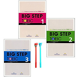 Combo Big Step TOEIC 1, 2 và 3 (LC + RC) – Kèm CD ( Tặng Kèm Viết )