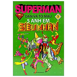 Superman – Dán Và Tô Màu 5 Anh Em Siêu Nhân – Tập 3