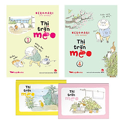 Combo Thị Trấn Mèo Tập 3 + Tập 4 (Tặng Memo-note)