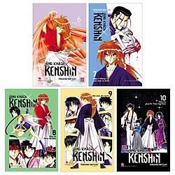 Combo Lãng Khách Kenshin: Tập 6 + 7 + 8 + 9 + 10 (Bộ 5 Tập)
