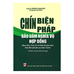 Chín Biện Pháp Bảo Đảm Nghĩa Vụ Hợp Đồng (Quy Định, Thực Tế Và Thiết Kế Giao Dịch Theo Bộ