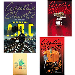 Combo Án Mạng Trên Sông Nile,Chuỗi Án Mạng A.B.C và Án Mạng Tiệc Hallowe’en ( Tặng Kèm Sổ Tay)