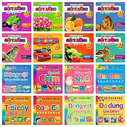 Combo Bé Khám Phá Và Nhận Biết Môi Trường Xung Quanh (Bộ 16 Cuốn)