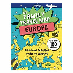 Europe, My Family Travel Map 1