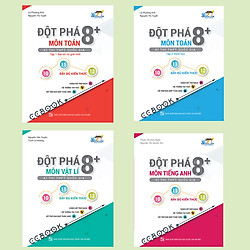 Combo sách đột phá 8+ thi THPT quốc gia khối A01: Toán – lý – anh