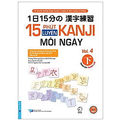 16 Phút Luyện Kanji Mỗi Ngày – Vol 4