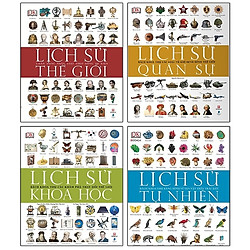 Combo Lịch Sử – Khoa Học – Tự Nhiên – Quân Sự – Thế Giới (Bộ 4 Cuốn)