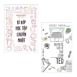 Combo Sách Hấp Dẫn: Bí Kíp Học Tập Chuẩn Nhật + Nguyên Tắc Thiết Kế Slide Chuẩn Ted (Bộ C