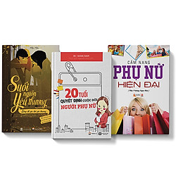 Combo 3 cuốn sách Cẩm nang phụ nữ hiện đại + 20 tuổi quyết định cuộc đời người phụ nữ + S