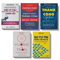 Bộ sách 5 cuốn:Sự tự tin không thể phá vỡ, Làm chủ thành công của bạn,Điều kỳ diệu của xá