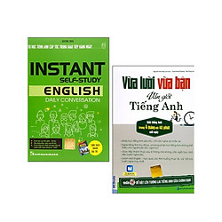 Combo 2 cuốn; Vừa lười vừa bận vừa giỏi tiếng anh+ Tự học tiếng anh cấp tốc trong giao ti