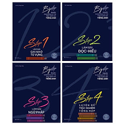 Combo Big Step – 4 Bước Chinh Phục Kì Thi Thpt Quốc Gia Tiếng Anh: Step 1 + 2 + 3 + 4 (Bộ