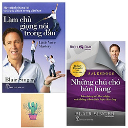 Combo Những Chú Chó Bán Hàng và Làm Chủ Giọng Nói Trong Đầu( Tặng kèm Sổ Tay Xương Rồng)<