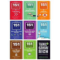 Bộ Sách 151 Ý Tưởng Thành Công Đột Phá Cho Doanh Nghiệp kèm cuốn 5 nguyên tắc vàng nghĩ g