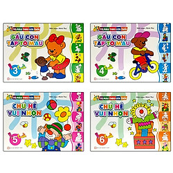 Bộ Sách Tô Màu Theo Mọi Lứa Tuổi Từ 3 – 6 Tuổi (Bộ 4 Cuốn)