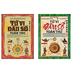Combo 2 cuốn Tử Vi Đẩu Số Toàn Thư 1 và 2 Tặng ngẫu nhiên 1 cuốn truyện song ngữ bìa mềm như hình