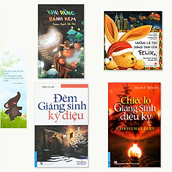 Combo 4 cuốn sách Giáng Sinh hay (Tặng kèm bookmark danh ngôn hình voi)