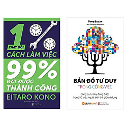 Combo Sách Kỹ Năng Làm Việc: Thay Đổi 1% Cách Làm Việc – Đạt Được 99% Thành Công + Bản Đồ