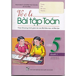 Vở ô li Bài Tập Toán 5 Tập 1