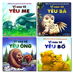 Vì Sao Tớ Yêu Ông, Bà, Bố, Mẹ (Trọn Bộ 4 Cuốn) – tặng kèm móc khóa 4 Tech