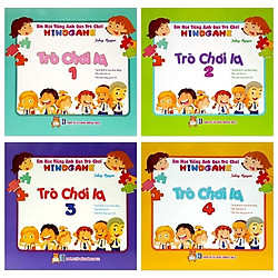 Combo Em Học Tiếng Anh Qua Trò Chơi – Trò Chơi IQ: Tập 1 + 2 + 3 + 4 (Bộ 4 Tập)