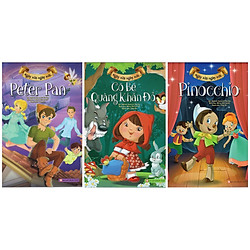 Tuyển Tập Đặc Biệt 3 Cuốn Ngày Xửa Ngày Xưa : Peter Pan + Cô Bé Quàng Khăn Đỏ + Pinocchio