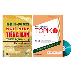 Combo Ngữ Pháp Tiếng Hàn Thông Dụng Sơ Cấp Và Tài Liệu Luyện Thi Topik I Tặng DVD Kho Tài Liệu Vô Giá Giúp Học Và Ôn Thi TOPIK