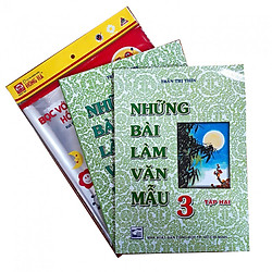 Combo Những bài làm văn mẫu lớp 3 + tập bọc sách vở
