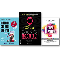 1 TRIỆU FOLLOW CHỈ TRONG 30 NGÀY – BOM TẤN VỪA RA MẮT 3 CUỐN SÁCH THUỘC HÀNG SIÊU PHẨM (