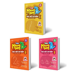 Combo Cùng Khủng Long Học Nét Cơ Bản – Bé Gái: Quyển 1 + 2 + 3 (Bộ 3 Quyển)