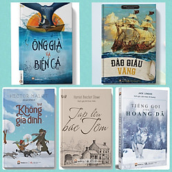 Combo 5 Cuốn Truyện Kinh Điển Của Nền Văn Học Thế Giới: Đảo Giấu Vàng + Không Gia Đình +